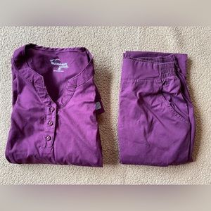 Buttersoft wine Xs scrub set